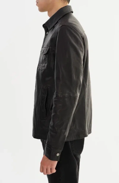 Regency Leather Jacket In Black