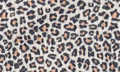 Jessica Simpson Leopard Print Hacci Knit Top & Leggings Set In Animal Print