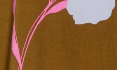 Daniel Rainn Mock Neck Sleeveless Top In Brown