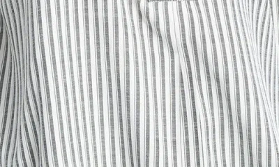 Max Studio Stripe Button-up Shirt In Blue