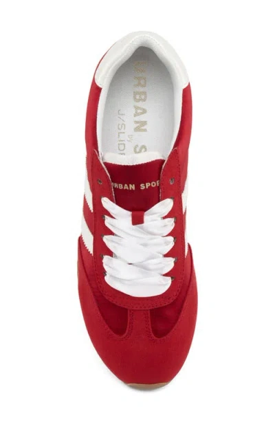 Jslides Pacific Low Top Sneaker In Red