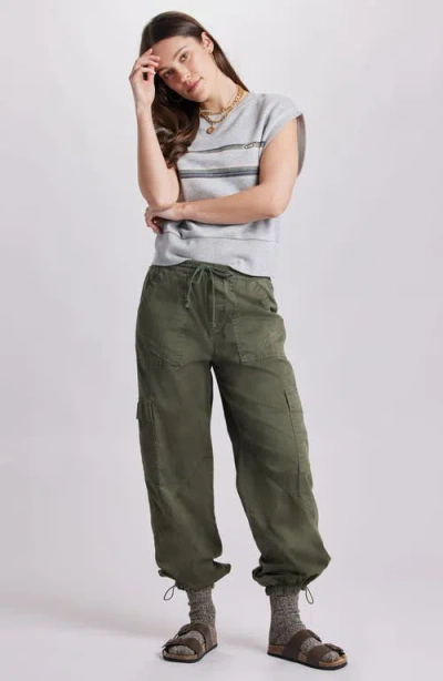 Supplies By Unionbay Kammi Stretch Cotton Twill Cargo Pants In Green