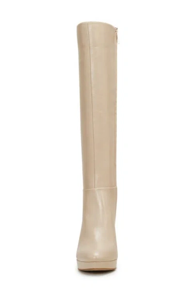 Vince Camuto Valeria Knee High Platform Boot In Neutral