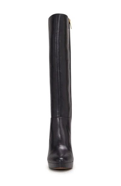Vince Camuto Valeria Knee High Platform Boot In Black