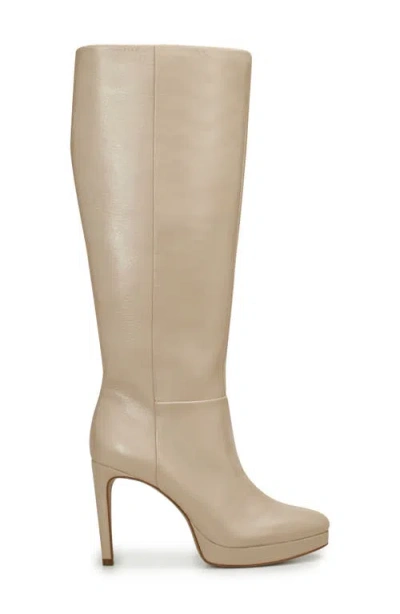 Vince Camuto Valeria Knee High Platform Boot In Neutral