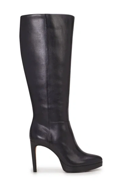 Vince Camuto Valeria Knee High Platform Boot In Black