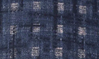 Studio Garnet Los Angeles Plaid Stretch Cotton Shirt In Blue