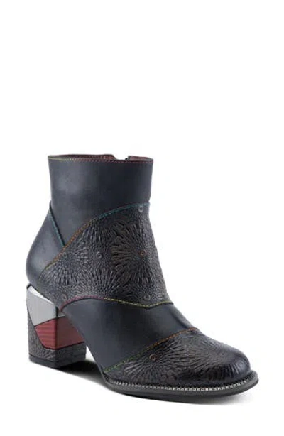 L'artiste By Spring Step Topanga Block Heel Bootie In Black