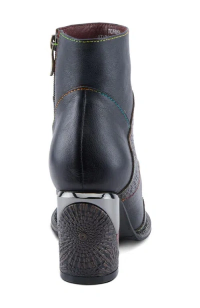 L'artiste By Spring Step Topanga Block Heel Bootie In Black