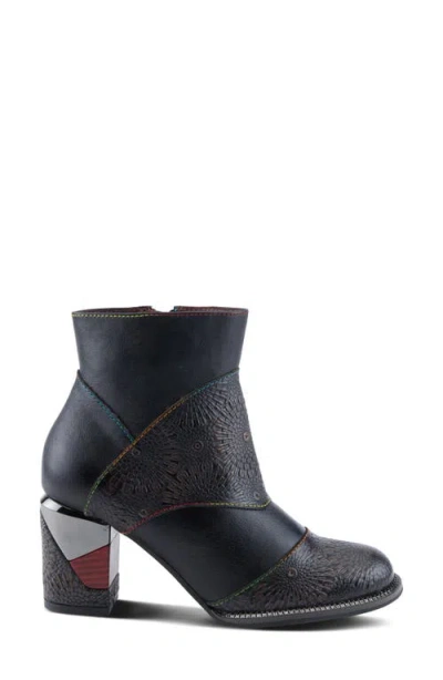 L'artiste By Spring Step Topanga Block Heel Bootie In Black