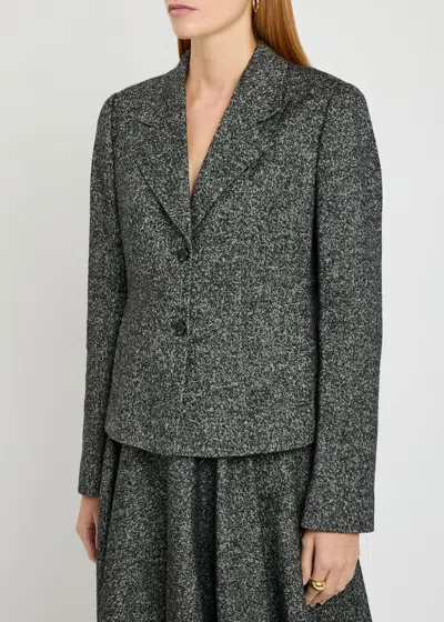 Dolce & Gabbana Jacket With Melange Effect Dolce E Gabbana In Gray