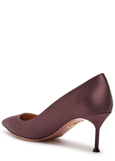 Aquazzura 65mm Purist Pointed Satin Pump In Multi