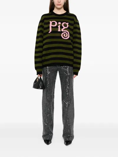 Ashish Graphic-print Sweatshirt In Green