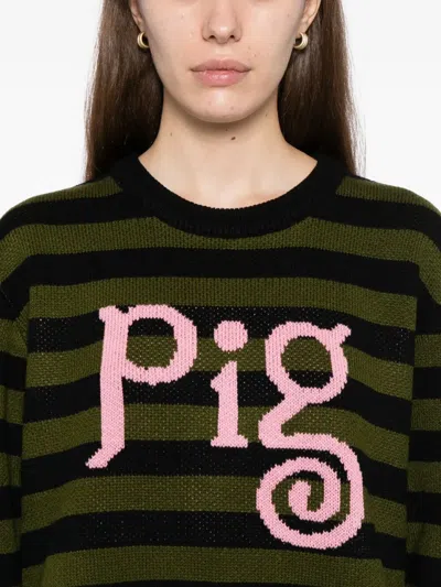 Ashish Graphic-print Sweatshirt In Green