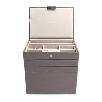 Stackers Women's Neutrals  Mink Classic Set Of Five In Gray