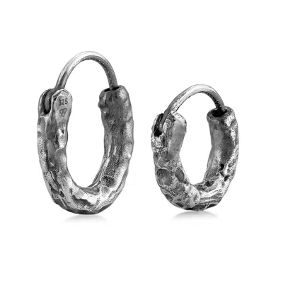 Haze & Glory Men's Starter Hoop Set - Silver In Silver