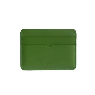 Godi. Women's Handmade Leather Card Case - Fern Green