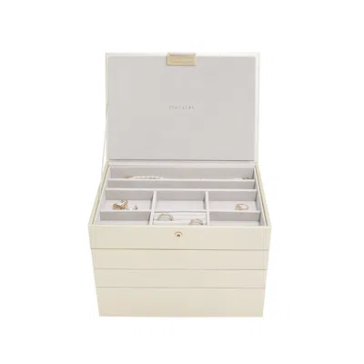 Stackers Women's  Metallic Pearl Classic Set Of Four In Neutral