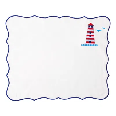 Km Home Collection Dusk – Cotton Placemats Set Of 2 In Multi