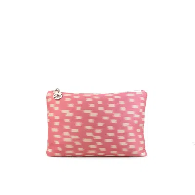 Sjw Bags London Women's Aquila Ikat Clutch Bag In Pink