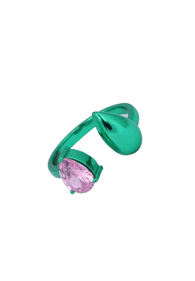 Lavani Jewels Women's Kusanagi Green Ring In Green