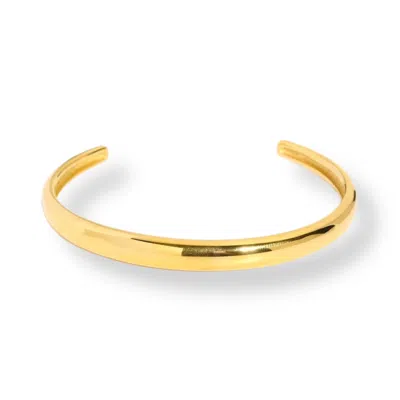 Mink&ivy Women's The Riya Handmade Bangle Indian Gold Tarnish Free In Gold