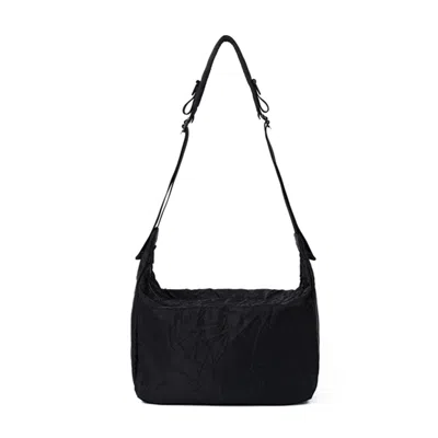 Hah Archive Women's Ark Messenger Bag - Crease Black In Black