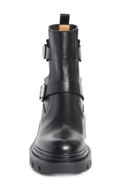 Christian Louboutin Oxybootie College Lugged Engineer Boot In Black