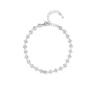 Undefined Jewelry Men's Silver / White Airplane Chain Bracelet_m Mmrz In Multi