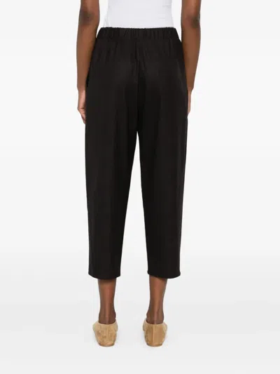 Dušan Elasticated-waist Trousers In Brown