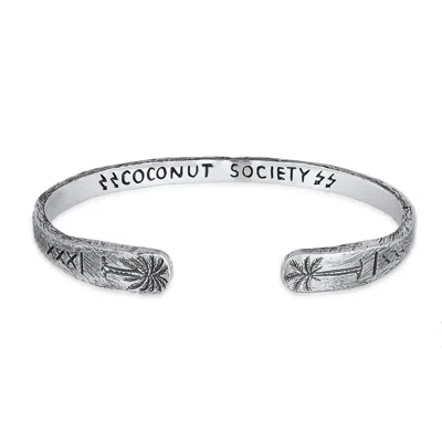Haze & Glory Men's Silver The Coconut Society Bangle In Silver