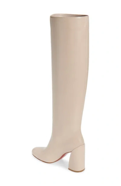 Christian Louboutin Janitta Knee High Boot In White