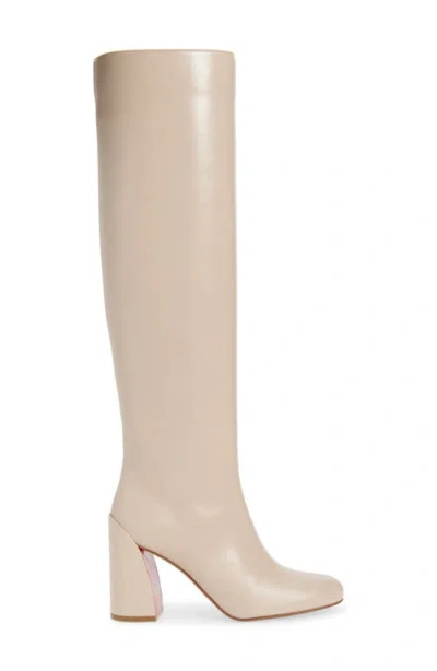 Christian Louboutin Janitta Knee High Boot In White
