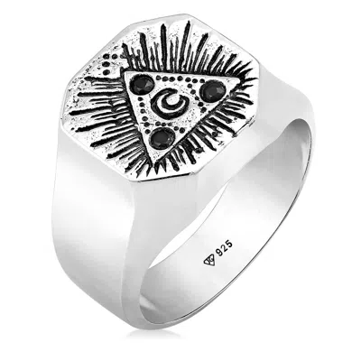 Haze & Glory Men's The Pyramid Ring In Multi