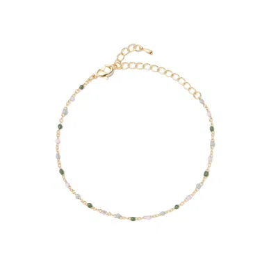 Undefined Jewelry Men's Green / Gold / White La Forest Bracelet_m Mmrz In Multi