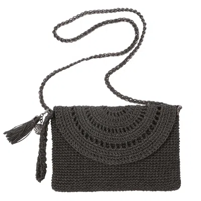 Sjw Bags London Women's Grace Hand Crochet Bag In Black