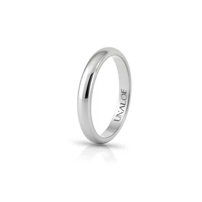Unaloe Men's Classic Smooth Sterling Silver Band: An Expression Of Courage And Genuine Bond In Silver