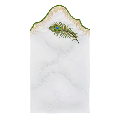 Km Home Collection Pavona Cotton Napkin Set Of 2 In Multi