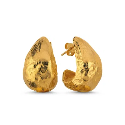 Assuwa Women's Gaia Gold Hoop Earrings In Gold