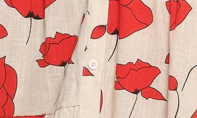 Petal And Pup Petal & Pup Floral Button-up Shirtdress In Multi