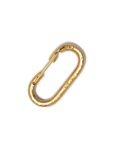 Jaredjamin Women's Gold Medium Oval Carabiner Clicker Clasp In Gold