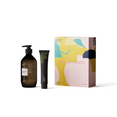 Ashley & Co Neutrals Hello Hands In White