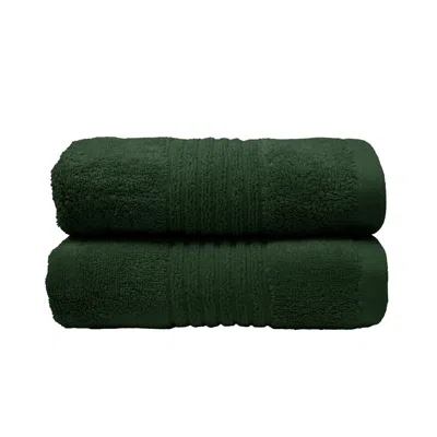 Misona Green Ultra Soft Bamboo Bath Sheet Set - Khaki In Green