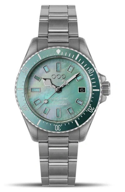 Out Of Order Casanova Turquoise Mother-of-pearl Bracelet Watch, 38mm In Green