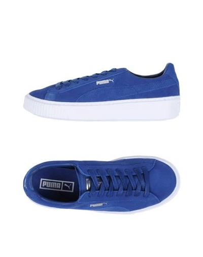 Shop Puma Sneakers In Bright Blue