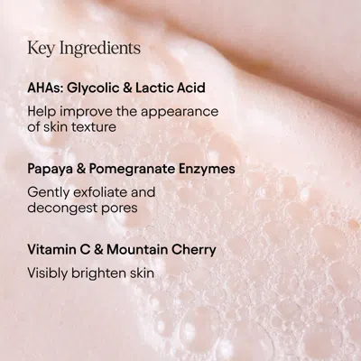 Alpyn Beauty Aha Brightening Bubbling Cleanser In Purple