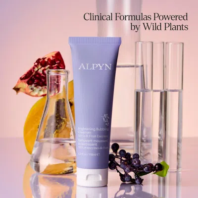 Alpyn Beauty Aha Brightening Bubbling Cleanser In Purple
