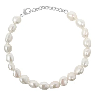 Kiri & Belle Women's Alyssa All Baroque Pearl Sterling Silver Bracelet In Silver