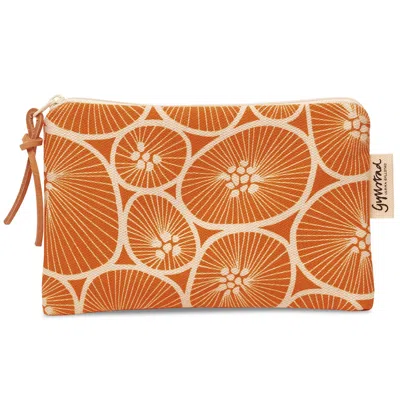Gyllstad Korall Orange Makeup Purse In Orange