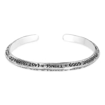 Haze & Glory Men's The Good Things Bangle In Gray